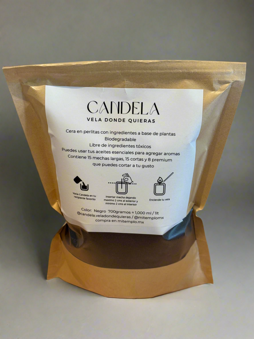 Candela Vela Donde Quieras bolsa grande 700g=1000mL/1Lt