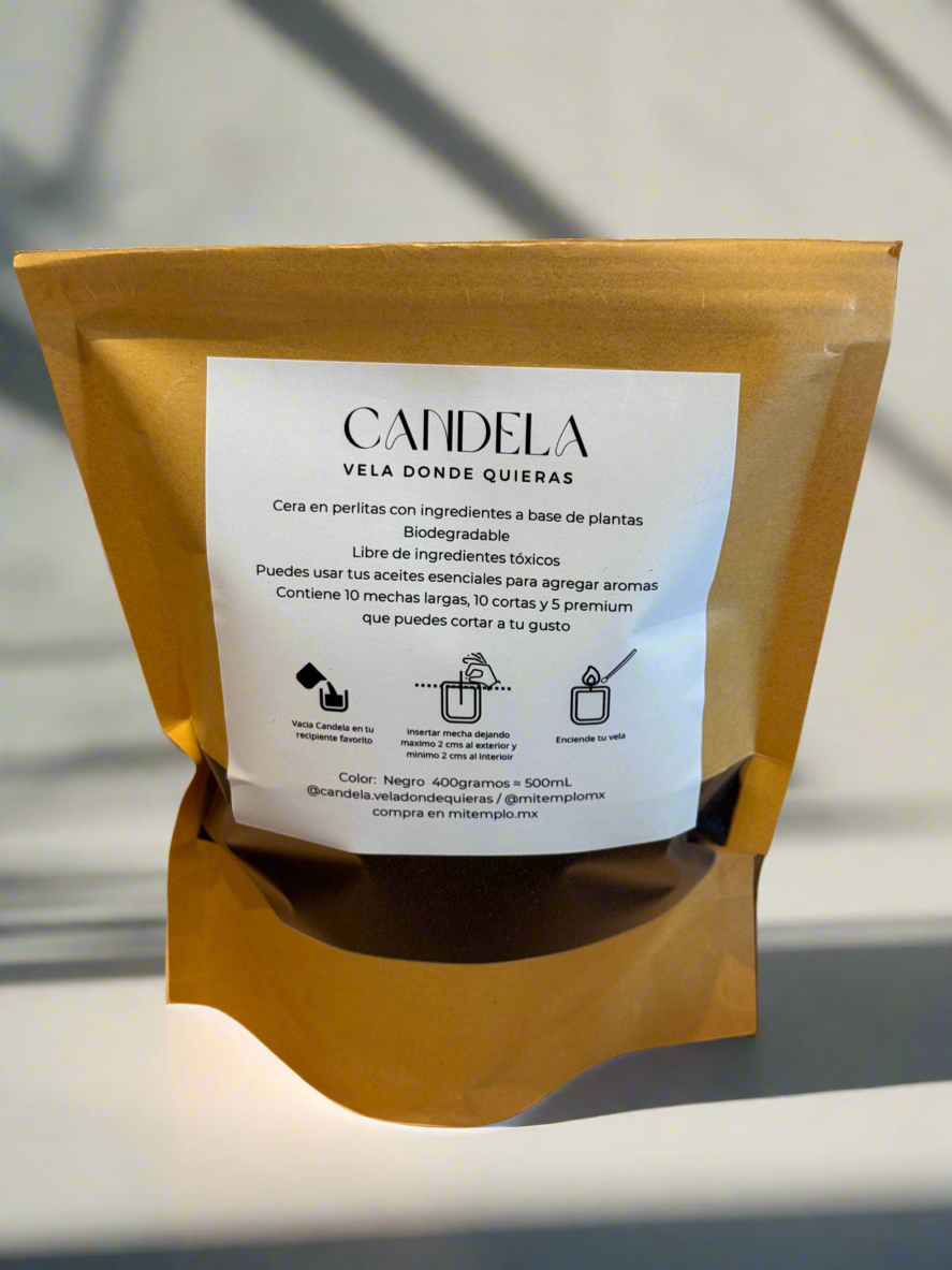 Candela Vela Donde Quieras bolsa mediana 400g=500mL
